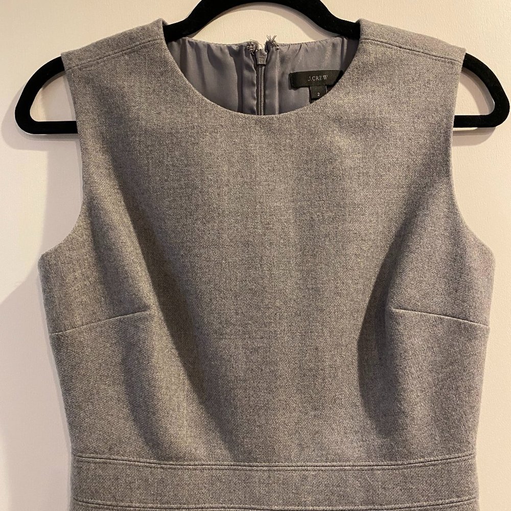 J. Crew A-line Double Serge Wool Sheath Dress - Size 2